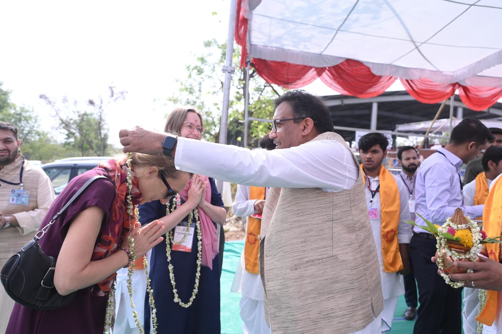 G20 Civil20 delegates welcomed at GVAK Deolapar