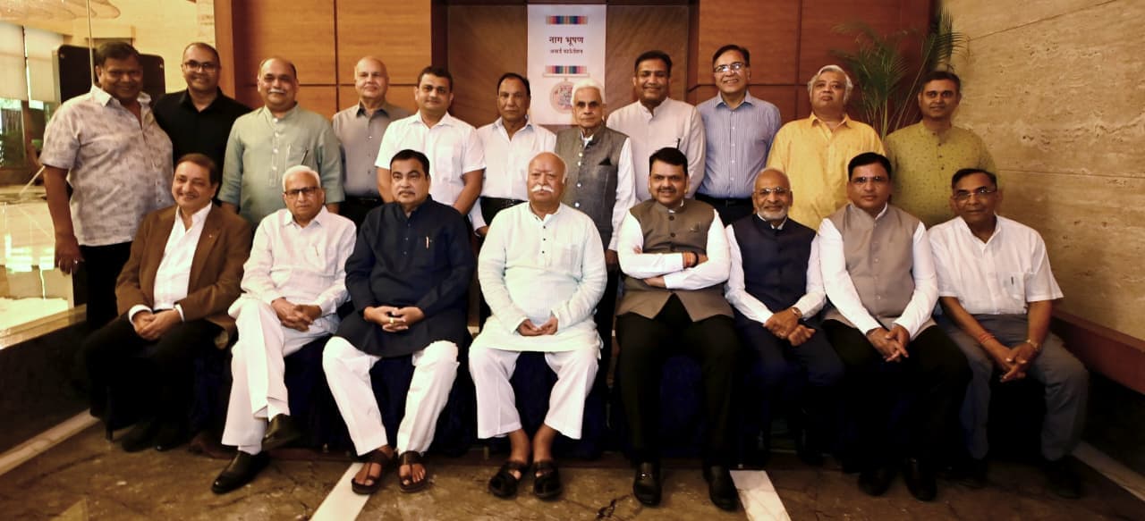 With Dr Krishnamohan Ji, Sah-Sarkaaryawaah RSS