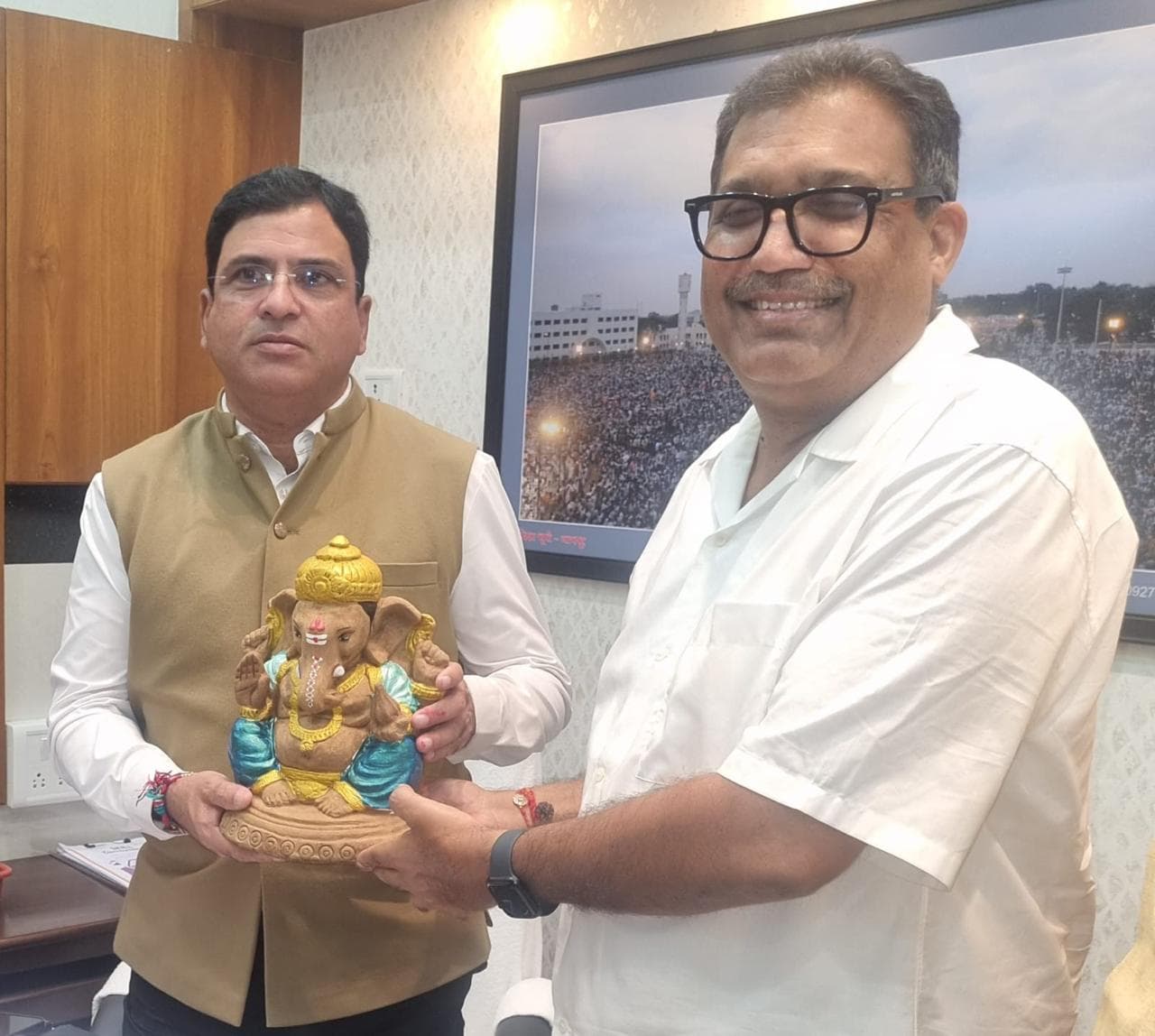 Felicitation by Atul Kotecha Ji, JITO